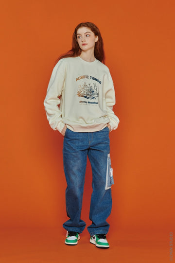 ACHIVE Gradient Brushed Sweatshirt